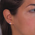 Pink | .925 Sterling Silver | Mermaid Glass Mini Stud Earrings